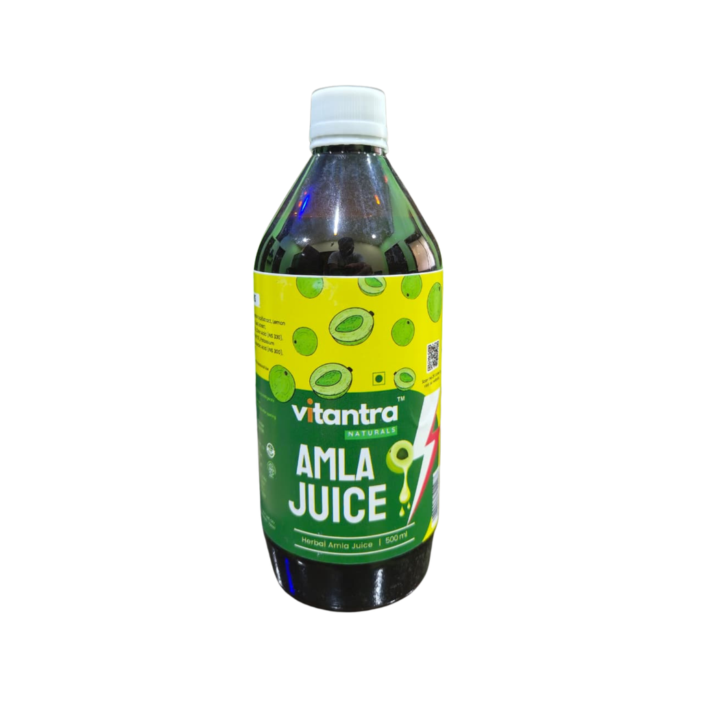 Vitantra Naturals Amla Juice – Pure Herbal Amla Drink for Immunity, Digestion, Liver Detox & Glowing Skin