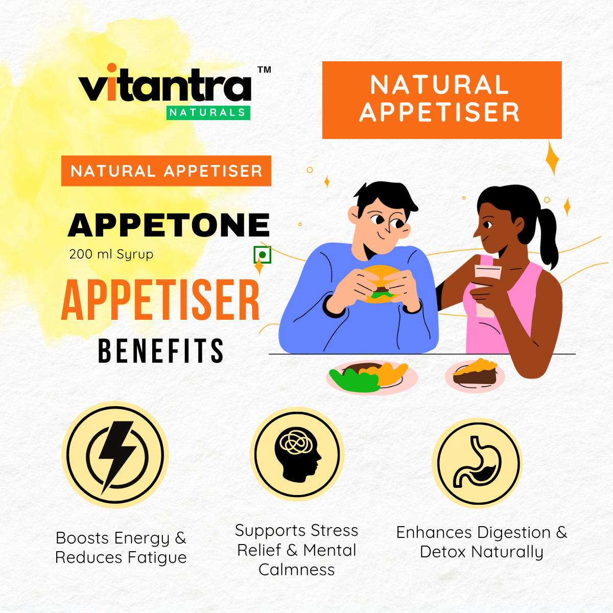 APPETONE – Ayurvedic Natural Appetite Booster for Low Appetite, Poor Digestion & Fatigue
