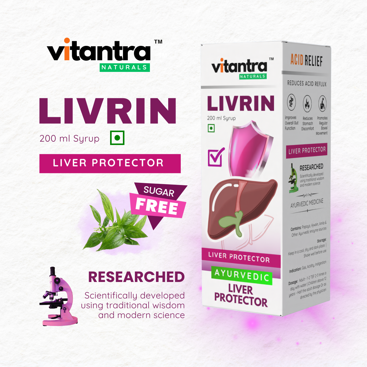 LIVRIN - Ayurvedic Liver Protector for Detox, Recovery & Everyday Liver Strength
