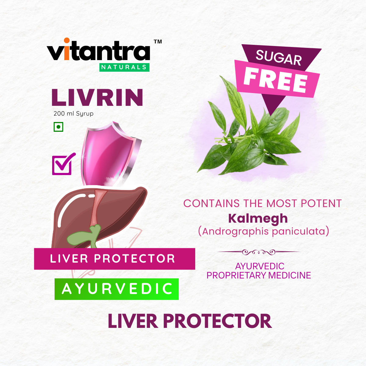 LIVRIN - Ayurvedic Liver Protector for Detox, Recovery & Everyday Liver Strength