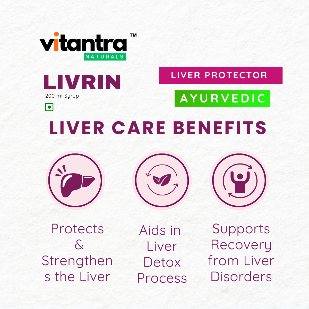 LIVRIN - Ayurvedic Liver Protector for Detox, Recovery & Everyday Liver Strength